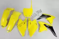 SUKIT411E102, UFO, Set plastic suzuki yellow    , Nieuw
