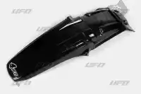 YA02858001, UFO, Mx rear fender, black    , New