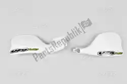 Here you can order the handguard handguards yamaha white from UFO, with part number YA03865046: