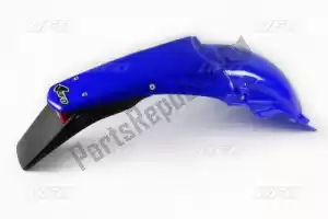 UFO YA03868089 enduro rear fender with light, reflex blue - Bottom side