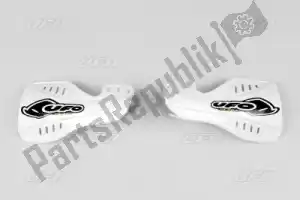 UFO YA03873046 vented handguards, white - Bottom side