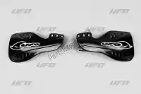 YA03875001, UFO, Handguard protetores de mão grande yamaha black    , Novo