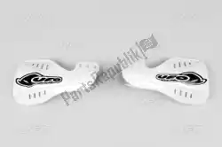 Here you can order the handguard handguards yamaha white from UFO, with part number YA03874046: