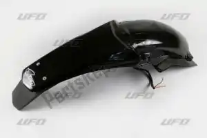 UFO YA03891001 pára-lama traseiro enduro com luz led, preto - Lado inferior