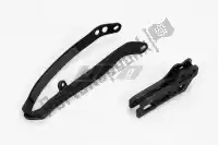 YA04807001, UFO, Bs ktm guide chaine bras oscillant chain slide yam noir    , Nouveau