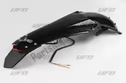 Here you can order the enduro rear fender with led light, black from UFO, with part number YA04821001: