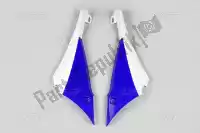 YA04829999, UFO, Bs ra copriradiatore yamaha blu superiore/bianco inferiore..    , Nuovo