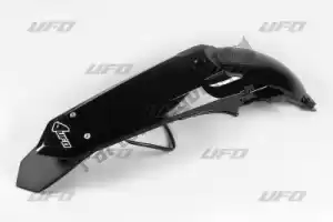 UFO YA04845001 enduro rear fender with light led, black - Bottom side