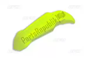 UFO YA04856DFLU front fender, neon yellow - Bottom side