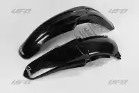 YAFK301001, UFO, Mudguard kit yamaha black    , New