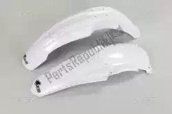 Here you can order the mudguard kit yamaha white from UFO, with part number YAFK301046: