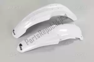 UFO YAFK301046 mudguard kit yamaha white - Bottom side