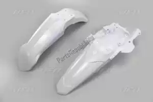 UFO YAFK321046 mudguard kit yamaha white 046 - Bottom side