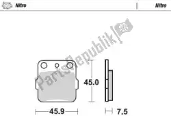 Qui puoi ordinare pastiglia freno 091421, sinterizzato nitro da Moto Master , con numero parte 6250091421: