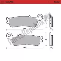 6250099811, Moto Master, Remblok 099811, brake pads sinter racing    , Nieuw