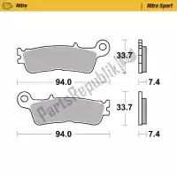 6250099822, Moto Master, Klocek hamulcowy 099822, klocki hamulcowe spiekane wy?cigi    , Nowy