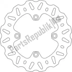 MOTO MASTER 6227110664 disc 110664, nitro scooter fixed disc 240 - Bottom side