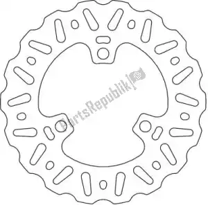 MOTO MASTER 6225110804 disco 110804, disco posteriore nitro - Il fondo