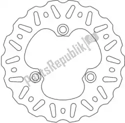 Here you can order the disc 110805, nitro rear disc from Moto Master, with part number 6225110805: