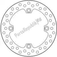 6206110811, Moto Master, Schijf vintage rear disc    , Nieuw