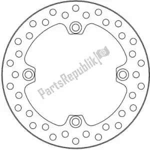 MOTO MASTER 6206110811 disc vintage rear disc - Bottom side