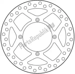 MOTO MASTER 6206110817 disco disco delantero vintage - Lado inferior