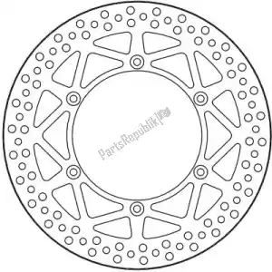 MOTO MASTER 6206110821 schijf vintage front disc - Onderkant