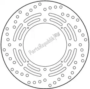 MOTO MASTER 6206110825 schijf vintage front disc - Onderkant