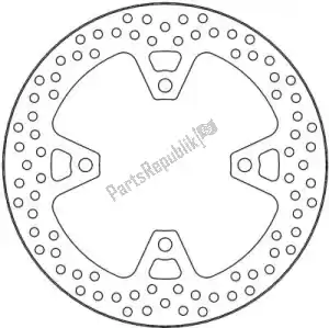 MOTO MASTER 6206110845 110845, halo fixed disc - Bottom side