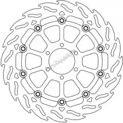 Qui puoi ordinare disco 112263, disco in alluminio flottante a fiamma 300 da Moto Master , con numero parte 6206112263: