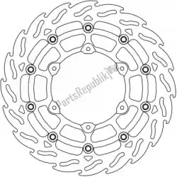 Qui puoi ordinare disco 112274, disco in alluminio flottante a fiamma 320 da Moto Master , con numero parte 6206112274: