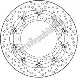 MOTO MASTER 6218112284 disc 112284, halo 5.5mm racing series - Bottom side