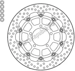 Aqui você pode pedir o disco 112273, série de corrida halo 5,5 mm em Moto Master , com o número da peça 6218112273: