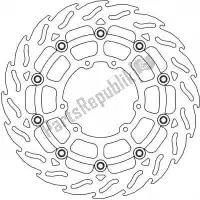 6206112295, Moto Master, Schijf 112295, flame floating alu disc 300    , Nieuw