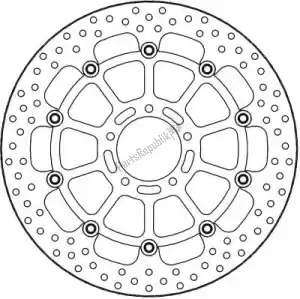 MOTO MASTER 6218112299 disc 112299, halo floating alu disc - Bottom side