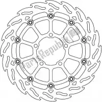 6206112328, Moto Master, Schijf 112328, flame float disc    , Nieuw