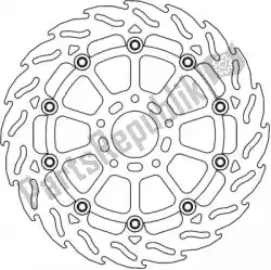 Here you can order the 112331, flame floating disc from Moto Master, with part number 6206112331: