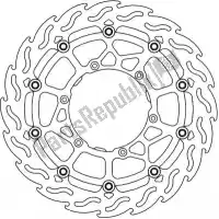 6206112338, Moto Master, Schijf 112338, flame float alu disc 320    , Nieuw