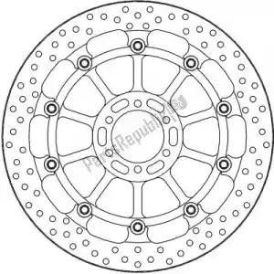 MOTO MASTER 6218113193 schijf 113193, halo 5,5mm racing series - Onderkant