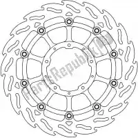 6206113195, Moto Master, Schijf 113195, flame floating alu disc 320    , Nieuw