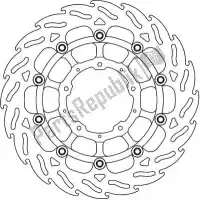 6206113222, Moto Master, 113222, disque flottant flamme    , Nouveau