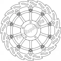 Qui puoi ordinare disco 113240, disco in alluminio flottante a fiamma 330 da Moto Master , con numero parte 6206113240: