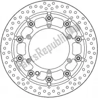 6215116100, Moto Master, Schijf 116100, sm racing disc halo t-floater    , Nieuw