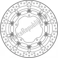 6218116114, Moto Master, Disco 116114, halo t-floater aluminio disco 320    , Nuevo