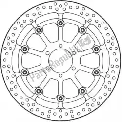 Here you can order the disc 116113, halo t-floater alu disc 320 from Moto Master, with part number 6218116113: