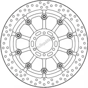 MOTO MASTER 6218117071 disco 117071, disco in alluminio halo t-floater 320 - Il fondo