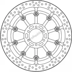 Qui puoi ordinare disco 117076, disco in alluminio halo t-floater 320 da Moto Master , con numero parte 6218117076: