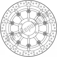 6218117074, Moto Master, Disque 117074, halo t-float alu disque 320    , Nouveau