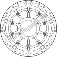 6218117075, Moto Master, Schijf 117075, halo t-floater alu disc 320    , Nieuw