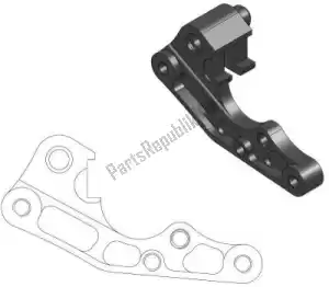 MOTO MASTER 6282211079 spare part 211079, caliper adapter bracket - Bottom side